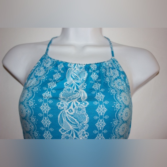 Better Be | Two Piece Outfit | Light Blue & White w designs | Small - Picture 9 of 14